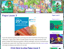 Tablet Screenshot of papalouie3.com